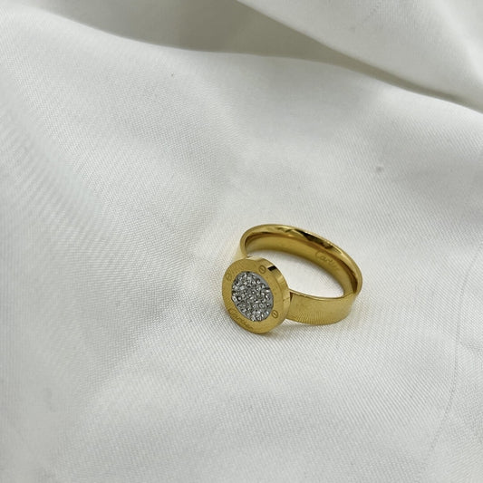 Cartier 18K Gold Plated Ring - Stainless Steel