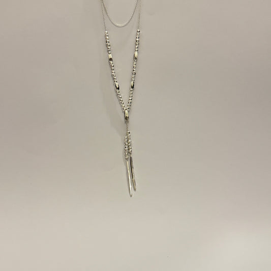 Gorjana Women's Laguna Infinetly Versatile Necklace Silver, 18K White Gold Plated