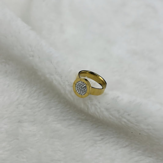 Chanel Ring Golden - Stainless Steel