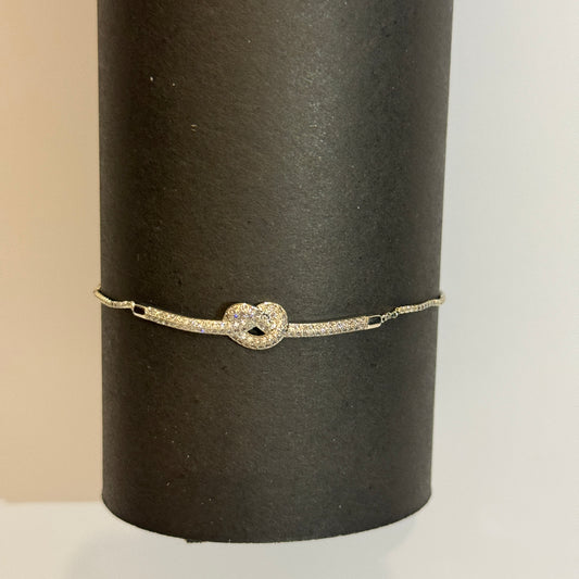 Iconic Knot Bracelet 925 Sterling Silver
